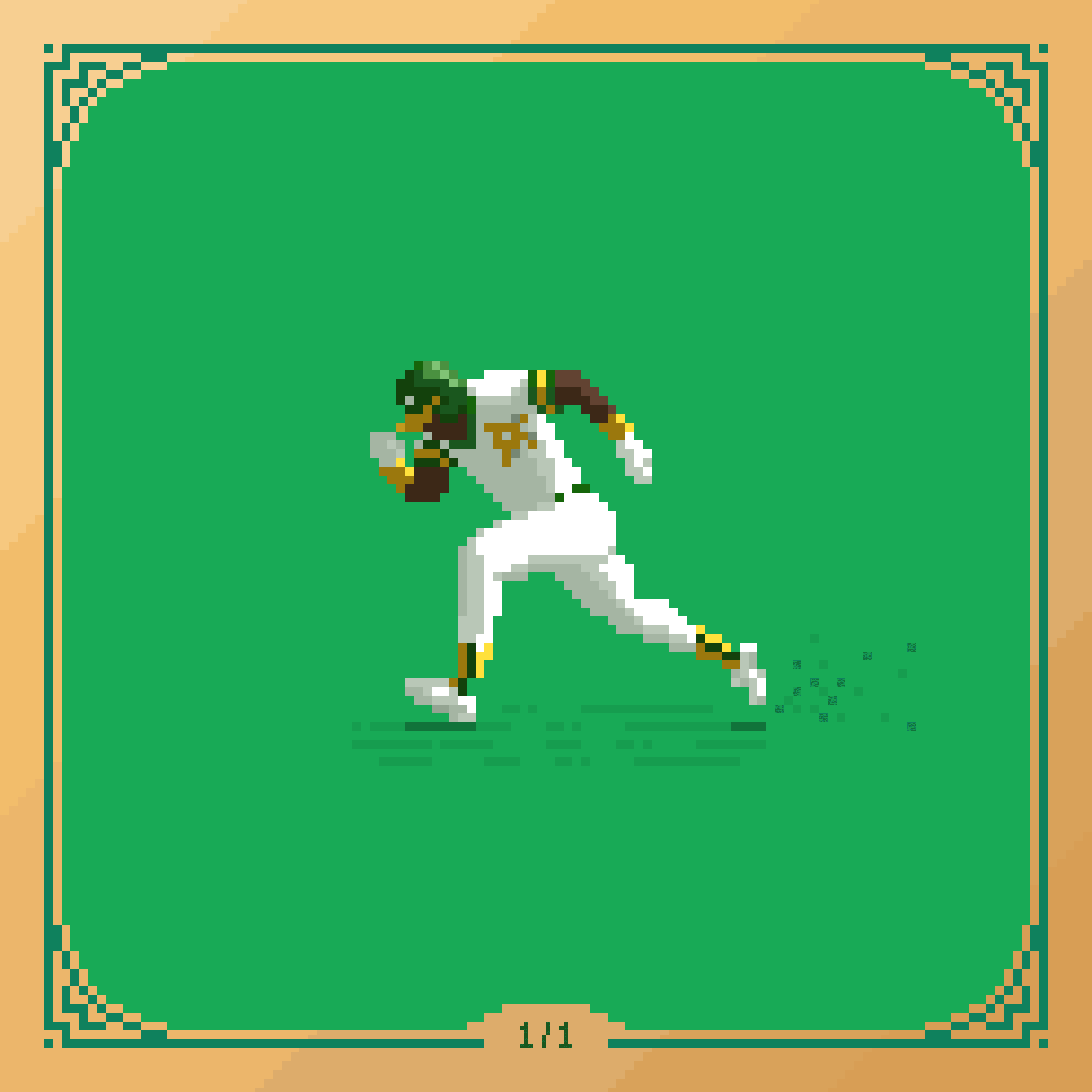 Rickey • Gold Border • 1 of 1