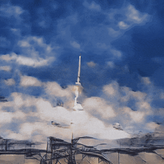 Rocket The Blue Sky