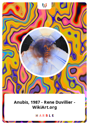 Anubis, 1987 - Rene Duvillier - WikiArt.org
