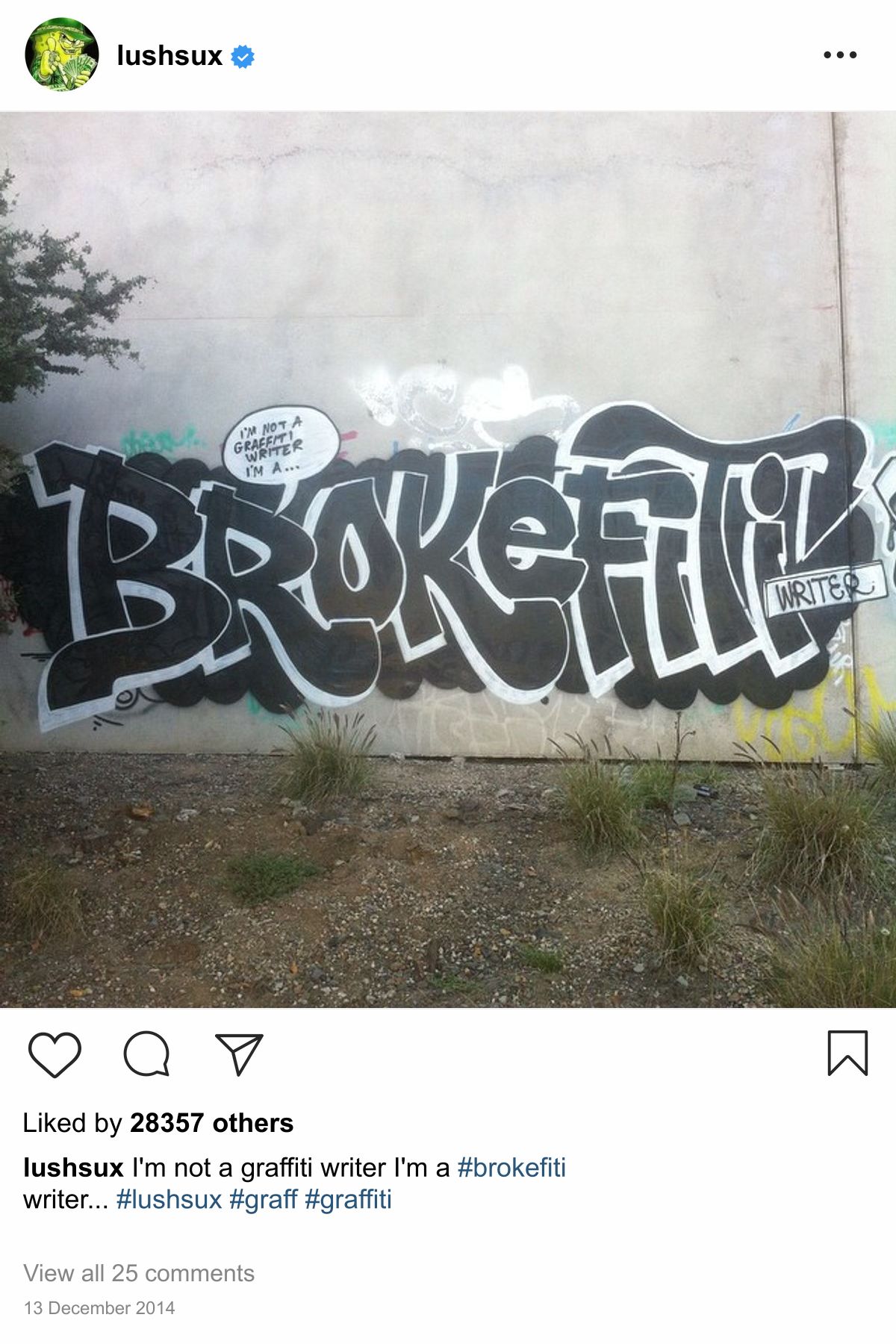 Lushsux #1842 - Graffiti