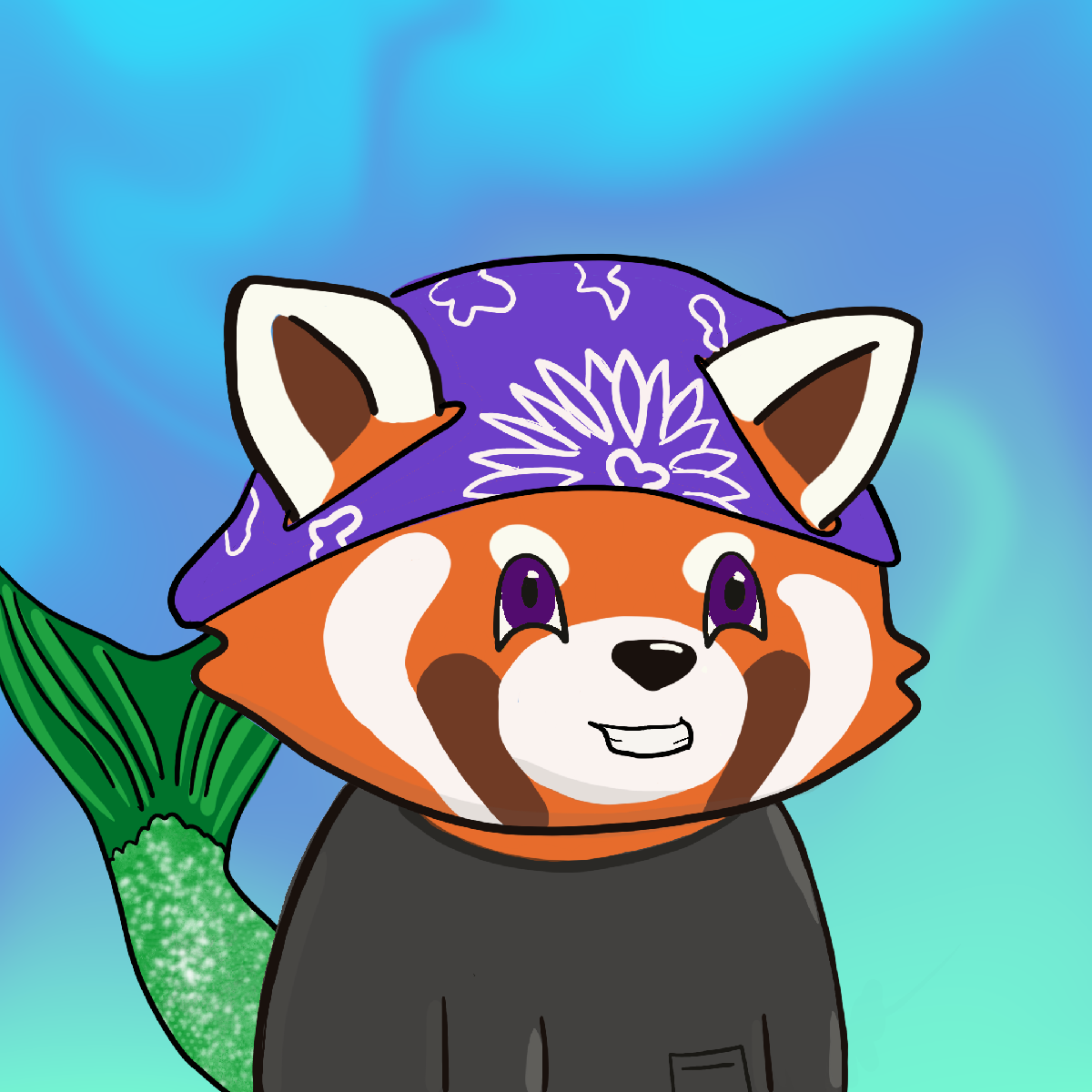 Okay Red Panda #7077