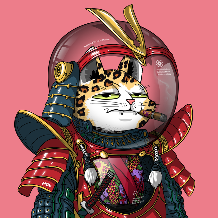 Mars Cat in Spacesuit #879