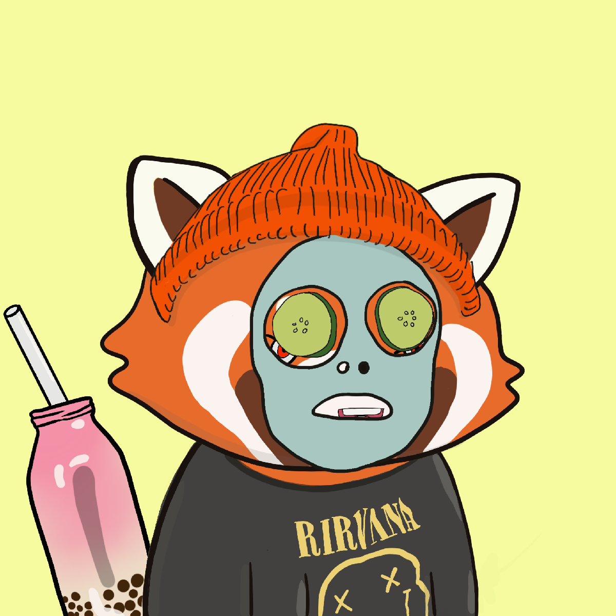Okay Red Panda #7314