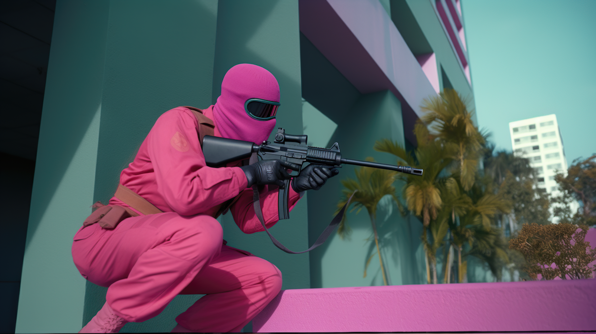 Pink Camper