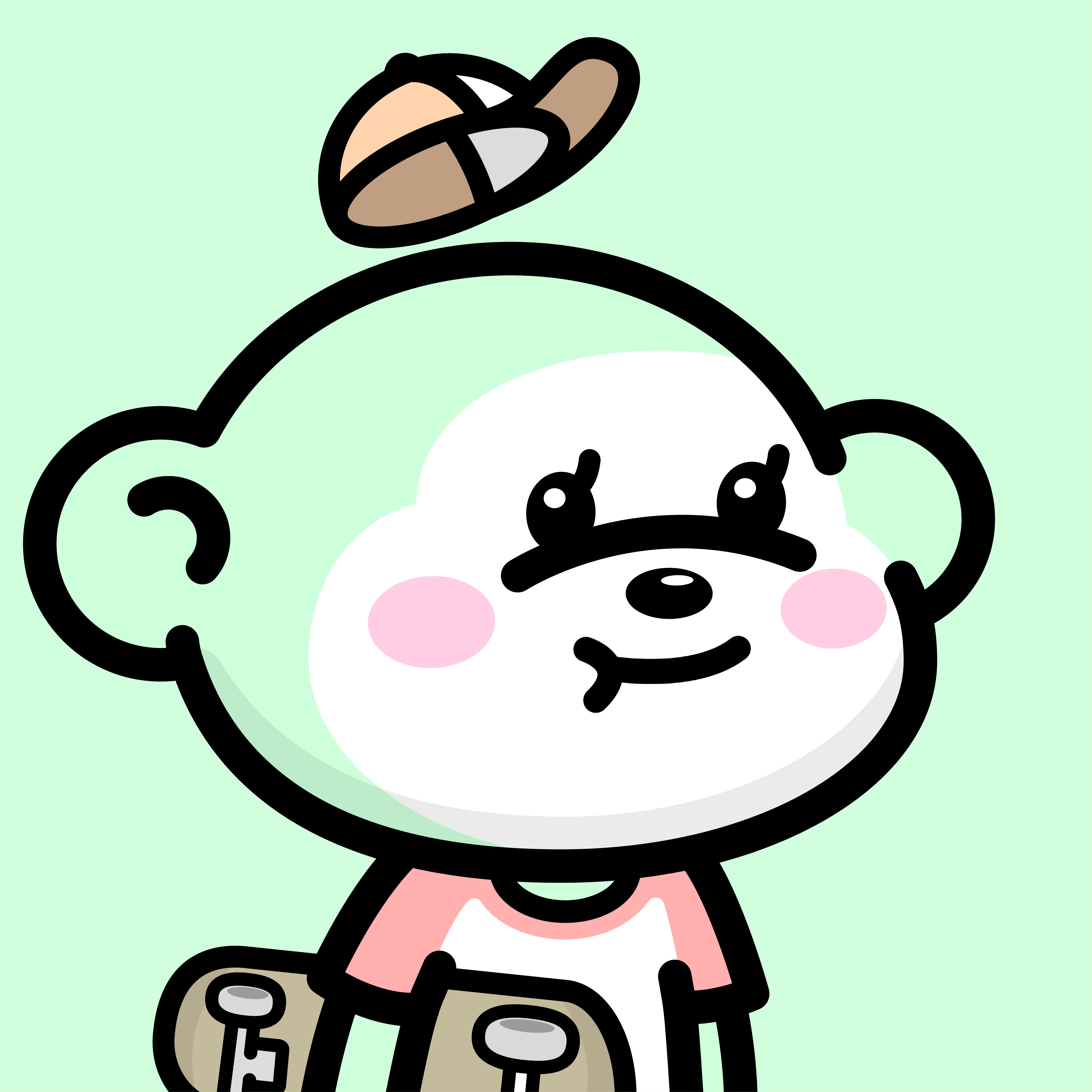 OkCat Jr.Friends #1055