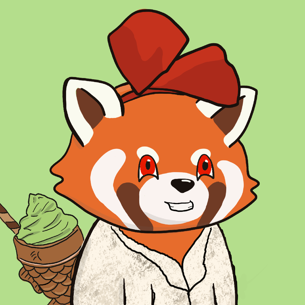 Okay Red Panda #7482