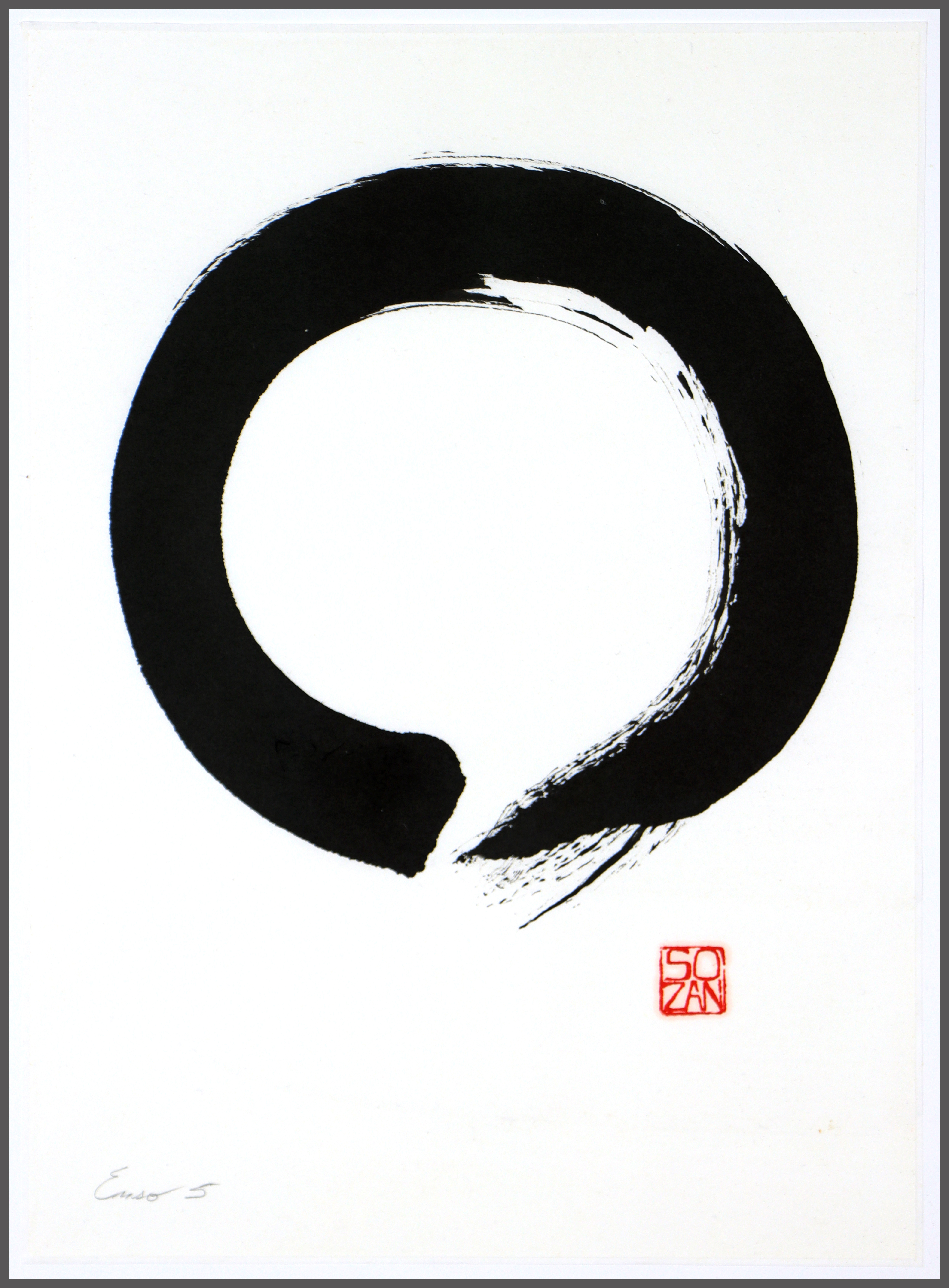 Enso # 5 by zenmonk Sozan