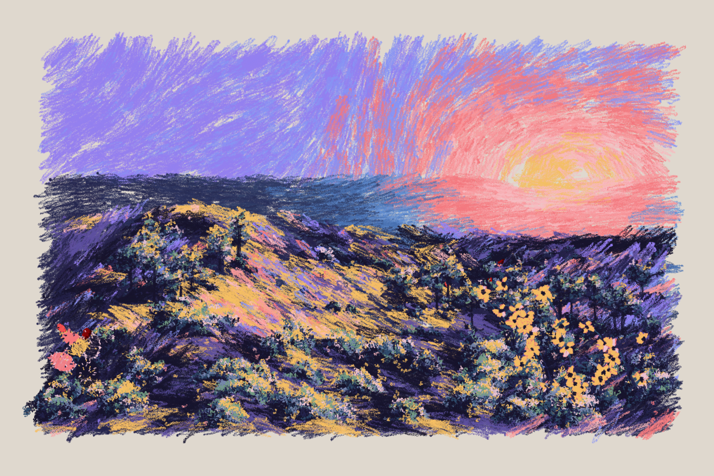 Sunset from the Bluffs #92