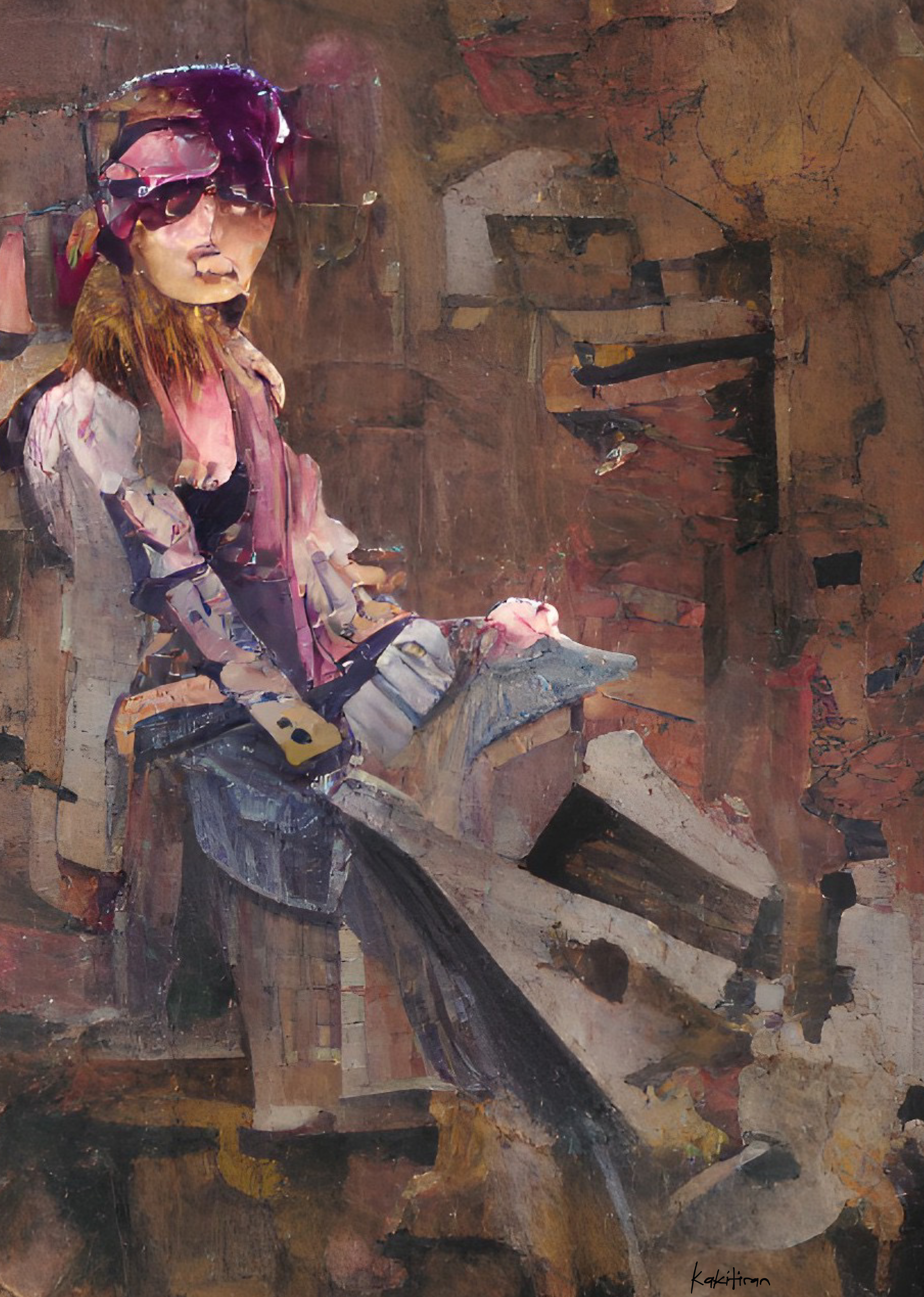 The Girl Seated