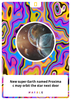 New super-Earth named Proxima c may orbit the star next door