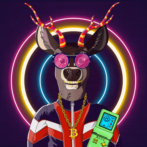 Retrowave deer #1756