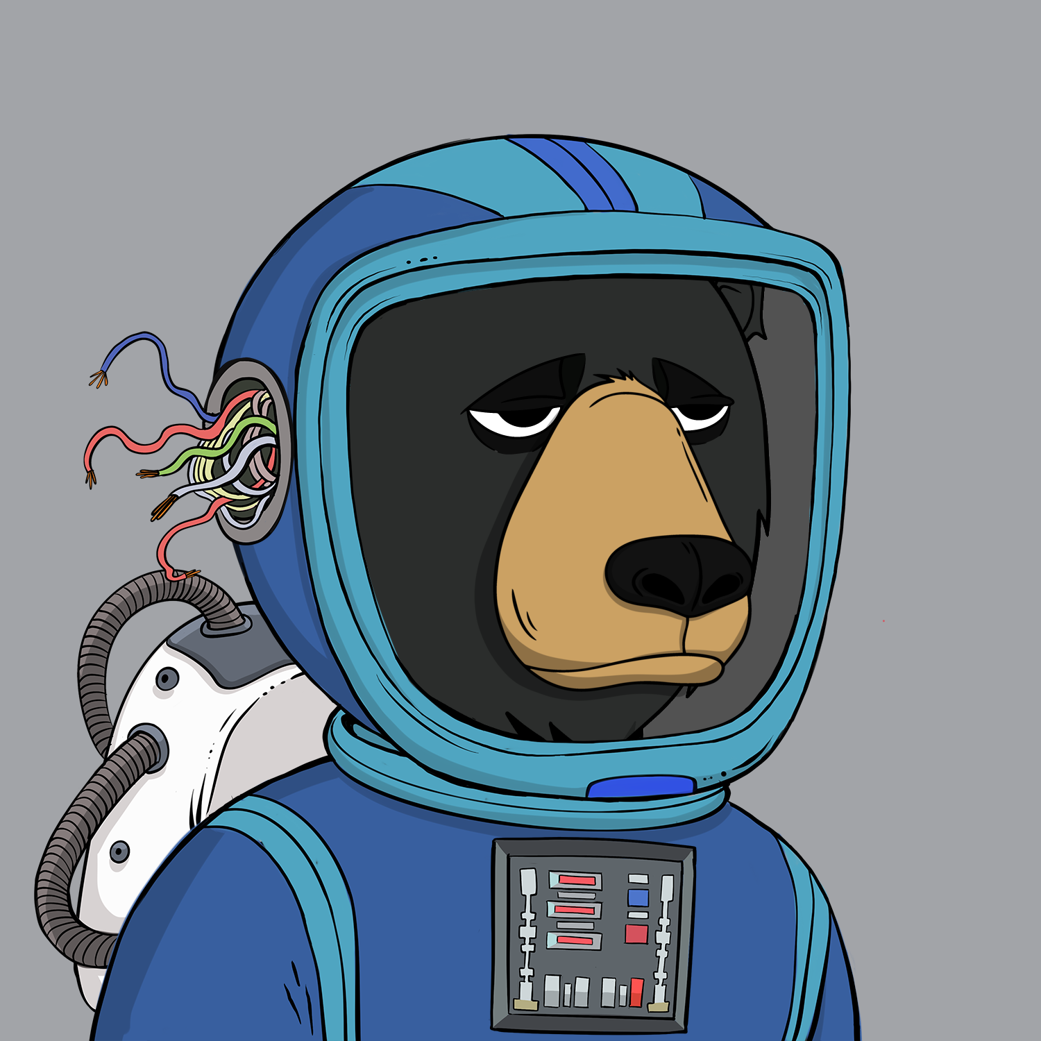 Okay Space Bear #1728