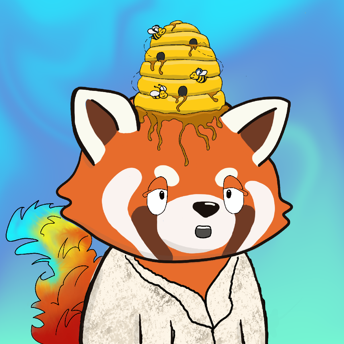Okay Red Panda #7061