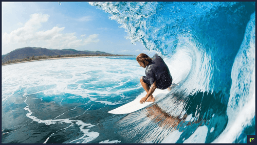 Fractional Surfing
