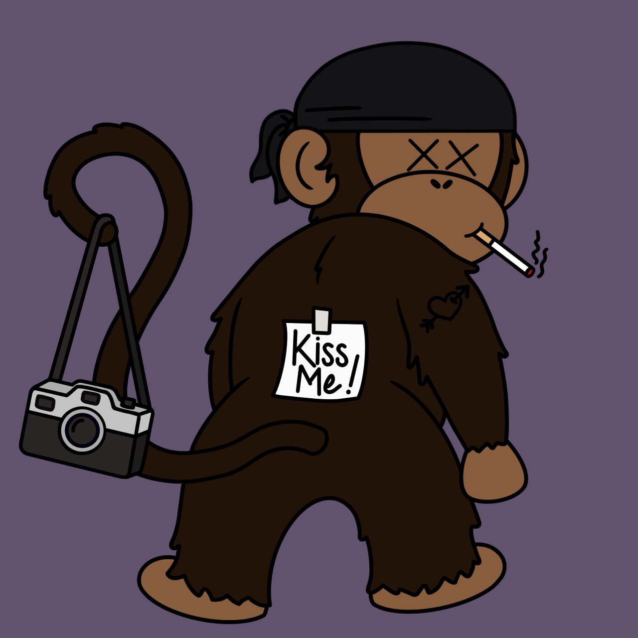 Kiss Me Monkey #9494