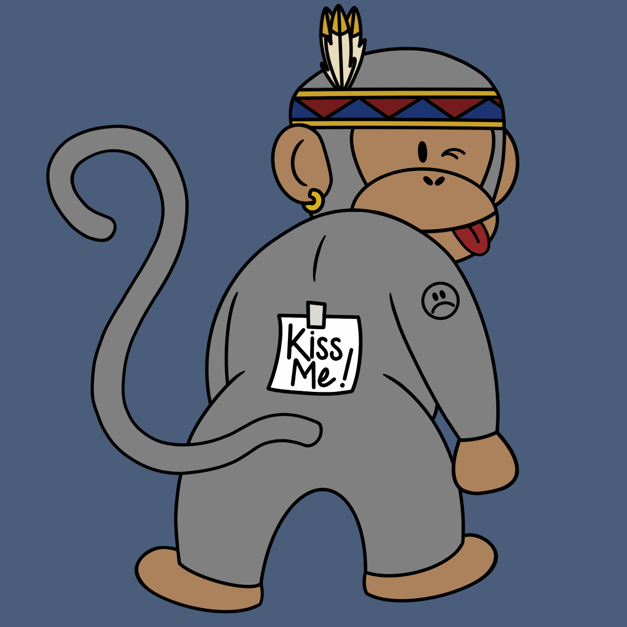 Kiss Me Monkey #5002