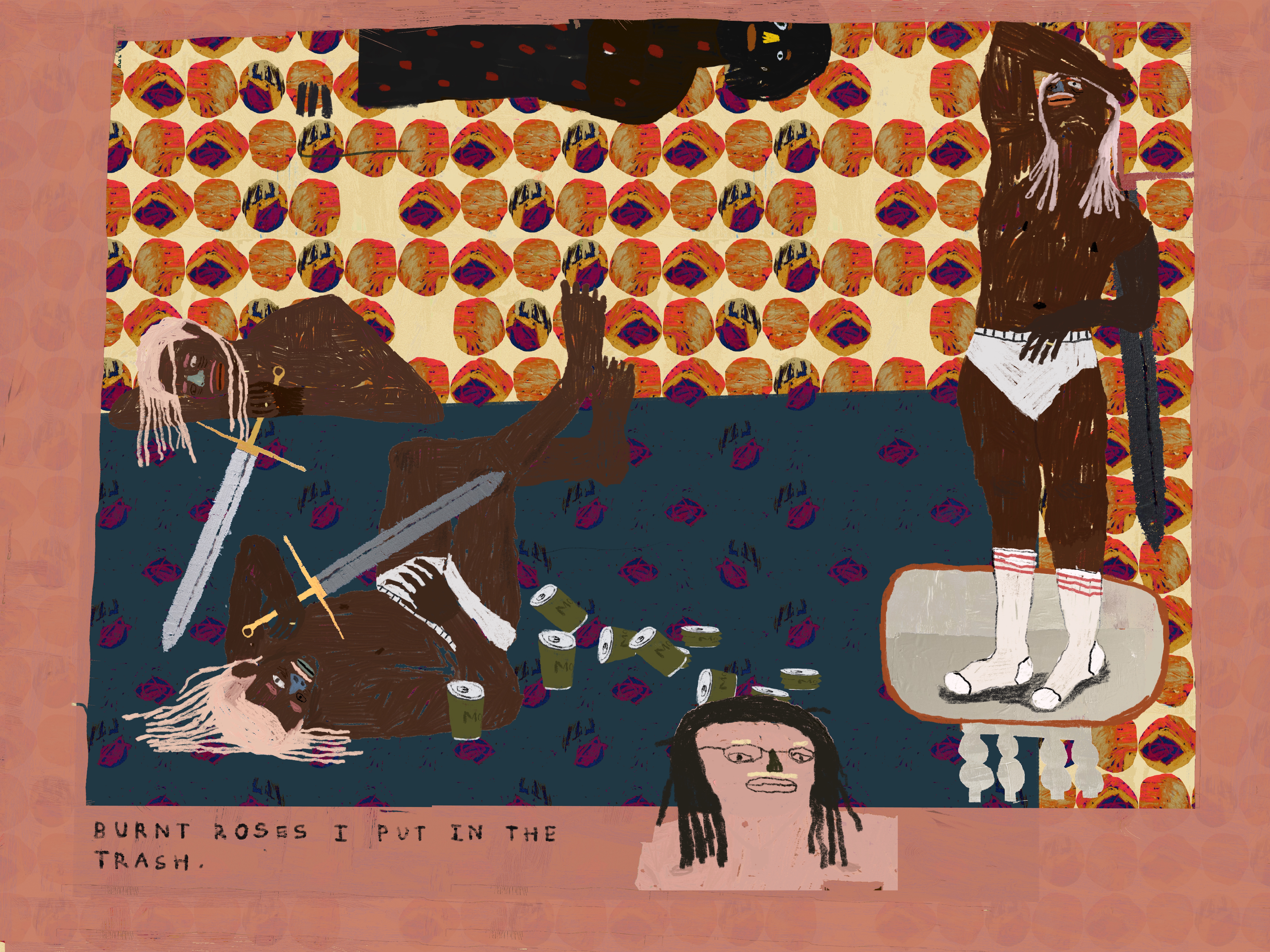 burnt roses