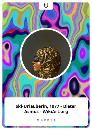 Ski-Urlauberin, 1977 - Dieter Asmus - WikiArt.org