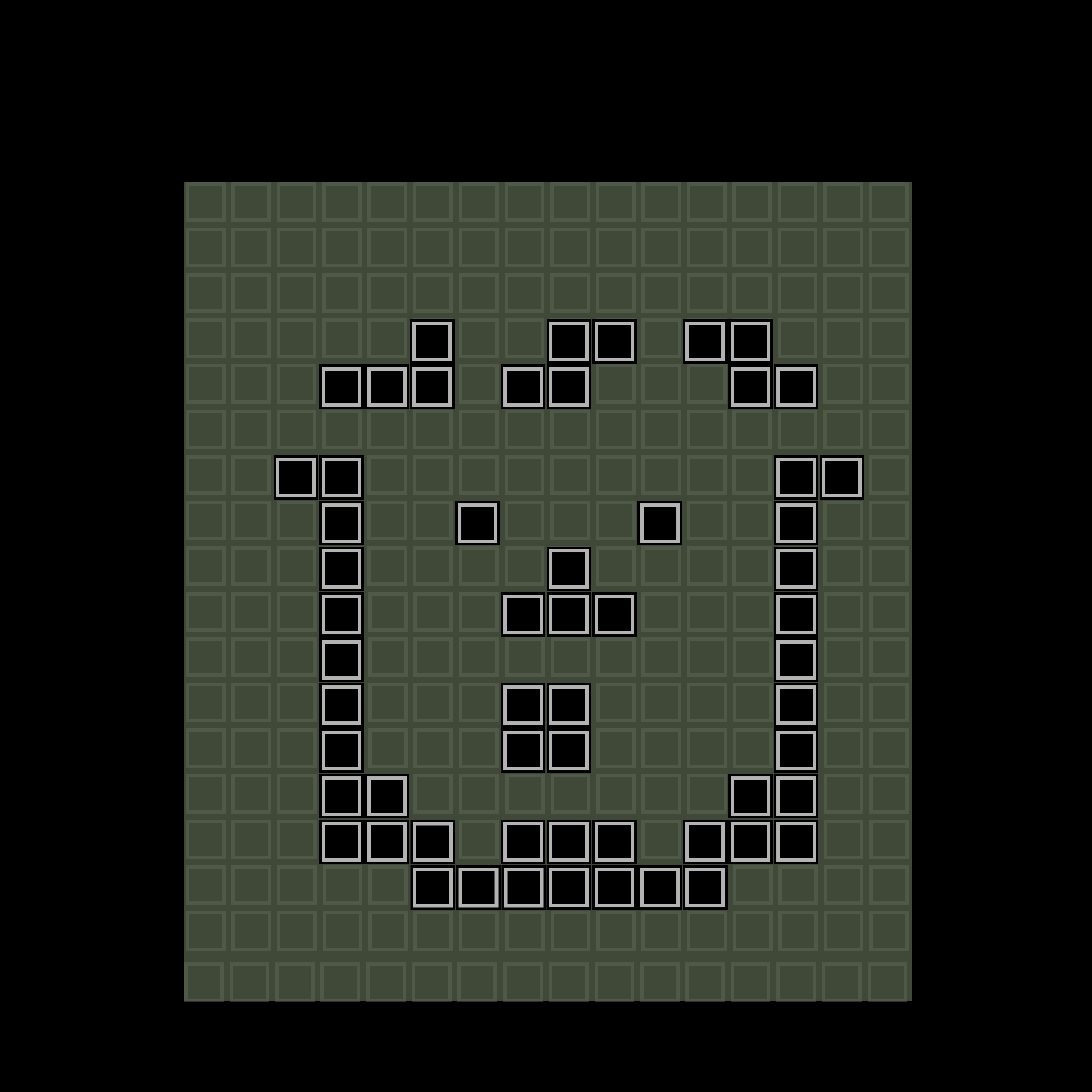 8-bit Block Face #5038