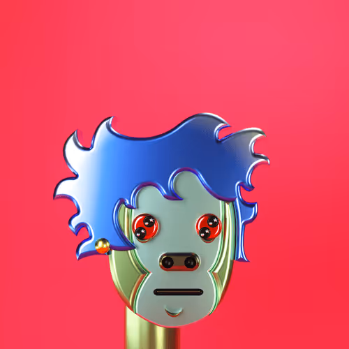 3D Chrome Punk Babies #021
