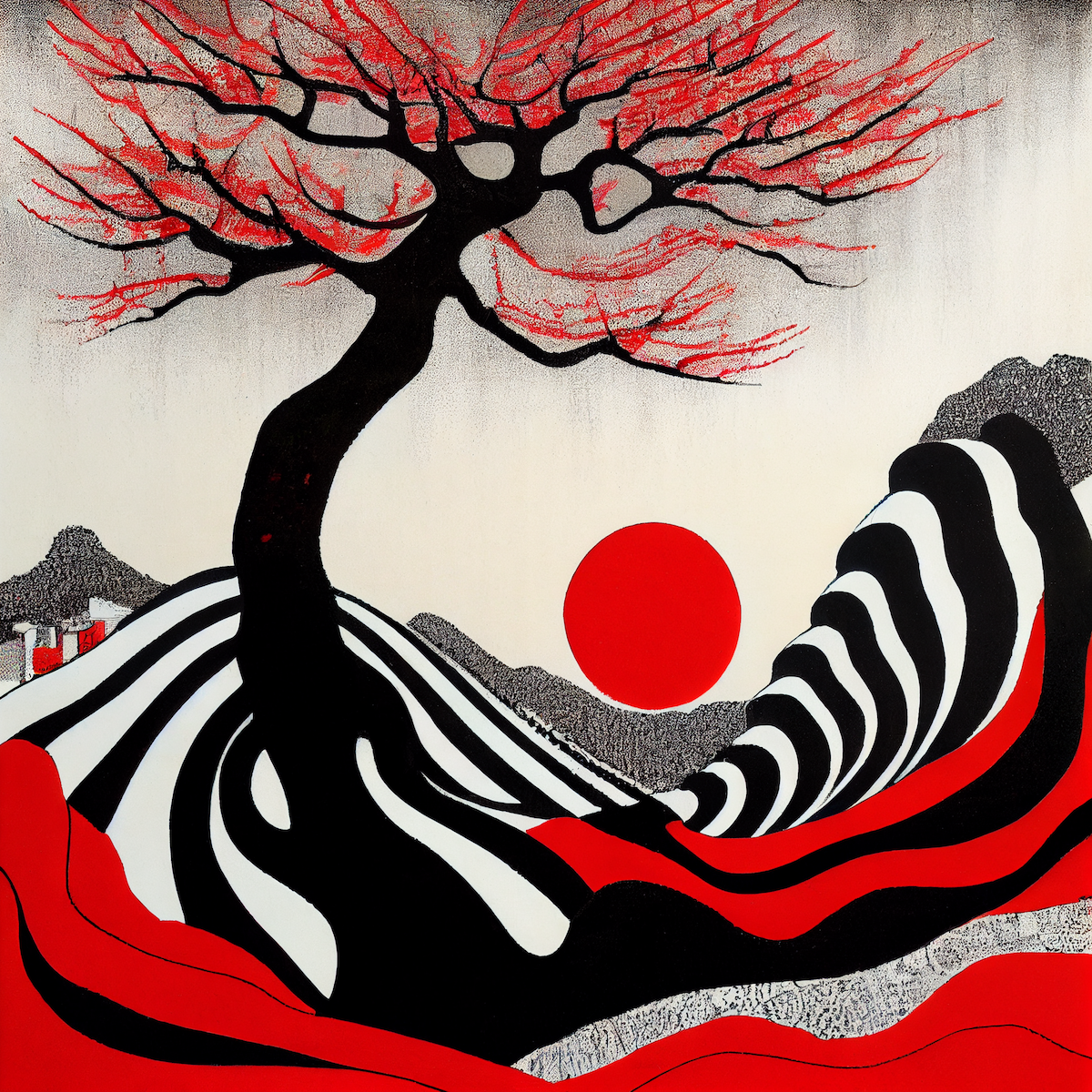 Ukiyo-e Landscape by Warwick #631