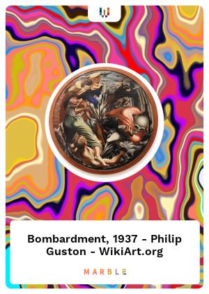 Bombardment, 1937 - Philip Guston - WikiArt.org