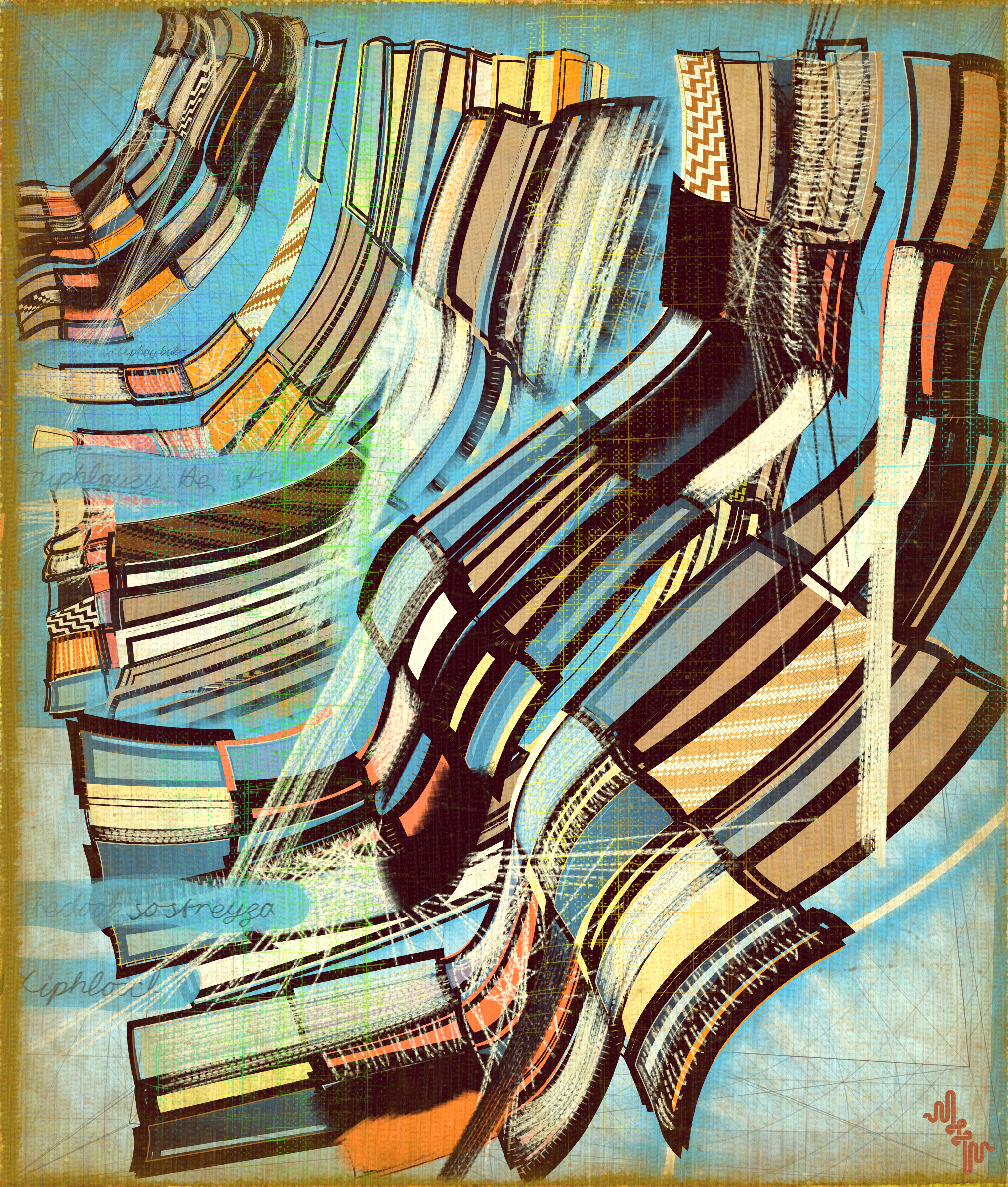 Amplitudes of Canvas #160