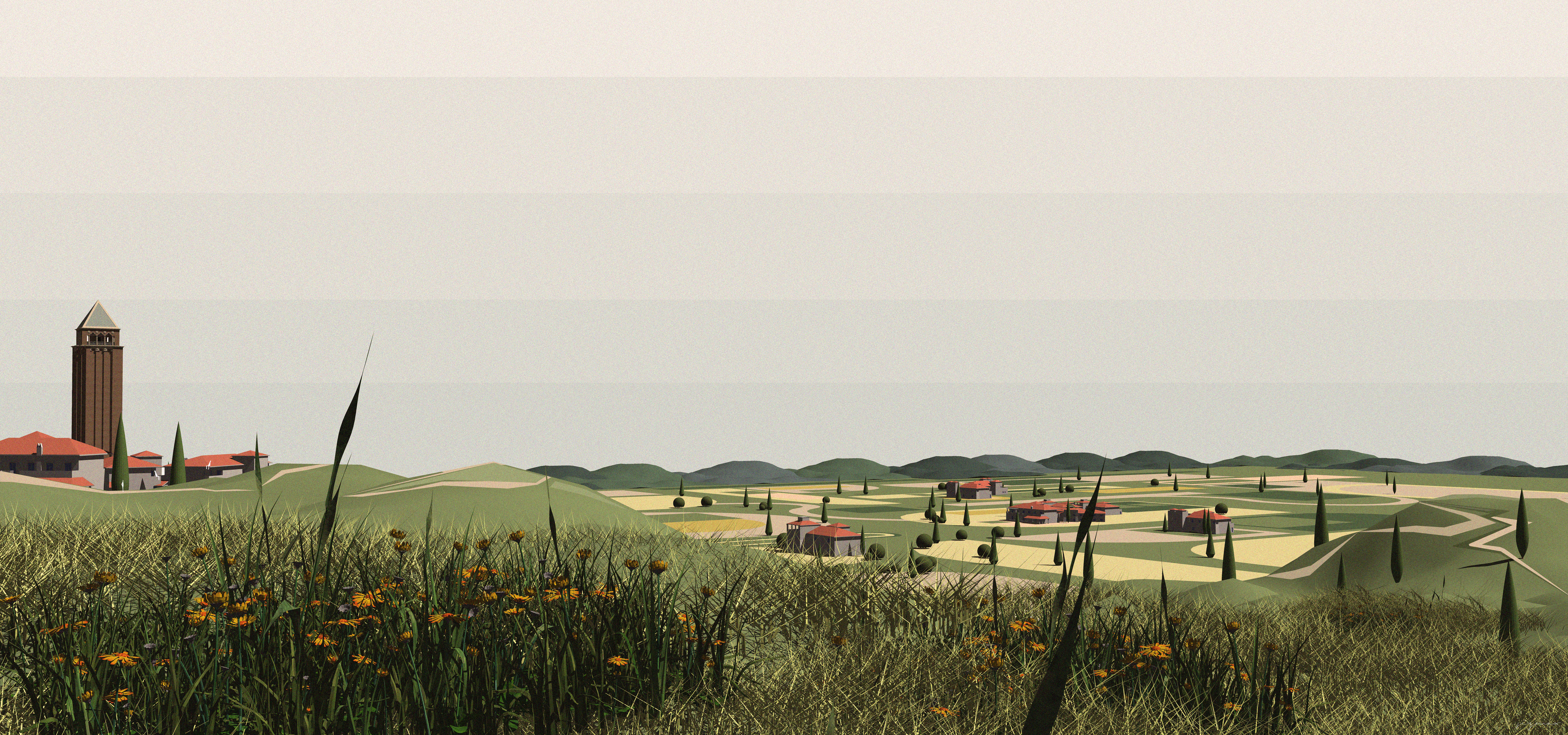 The Quiet Plains of Tuscany