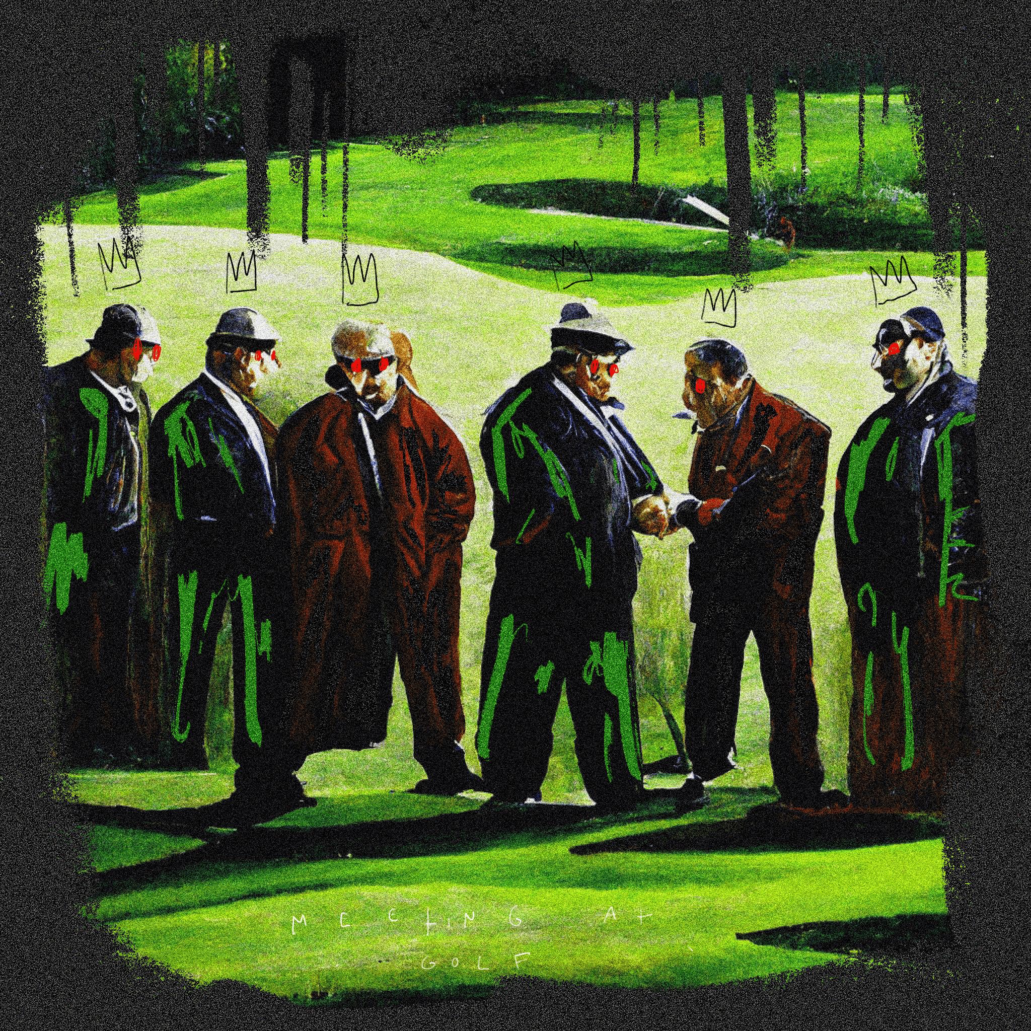 Meeting at golf