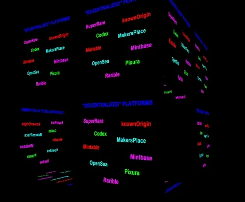 "DECENTRALIZED" PLATFORMS