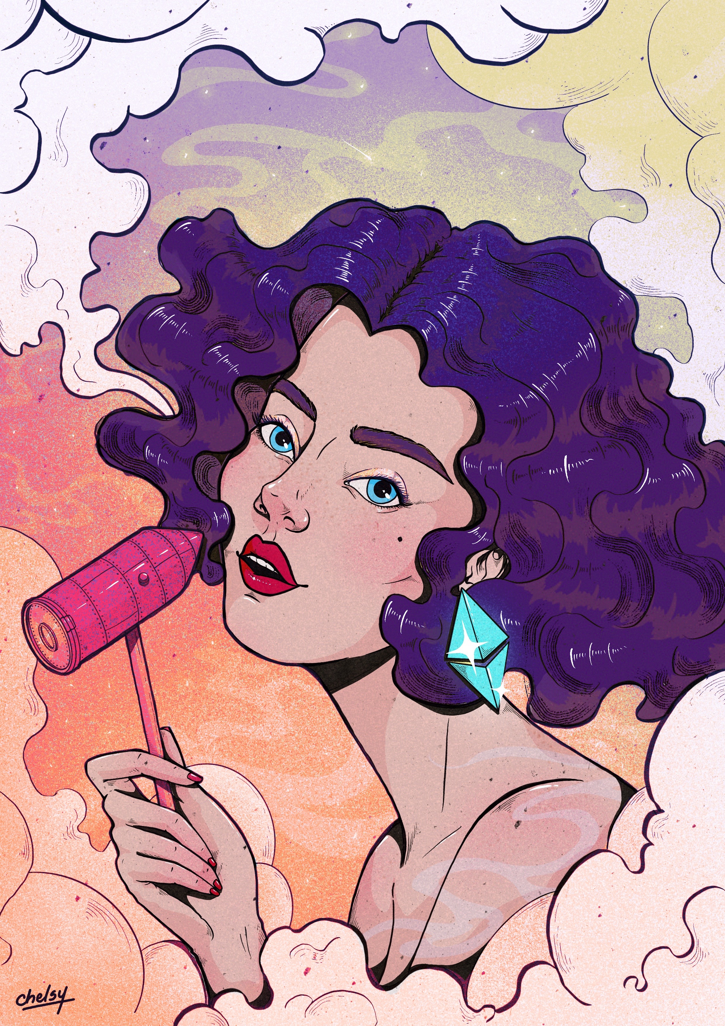 The missing earrings from A Trip to the Moon