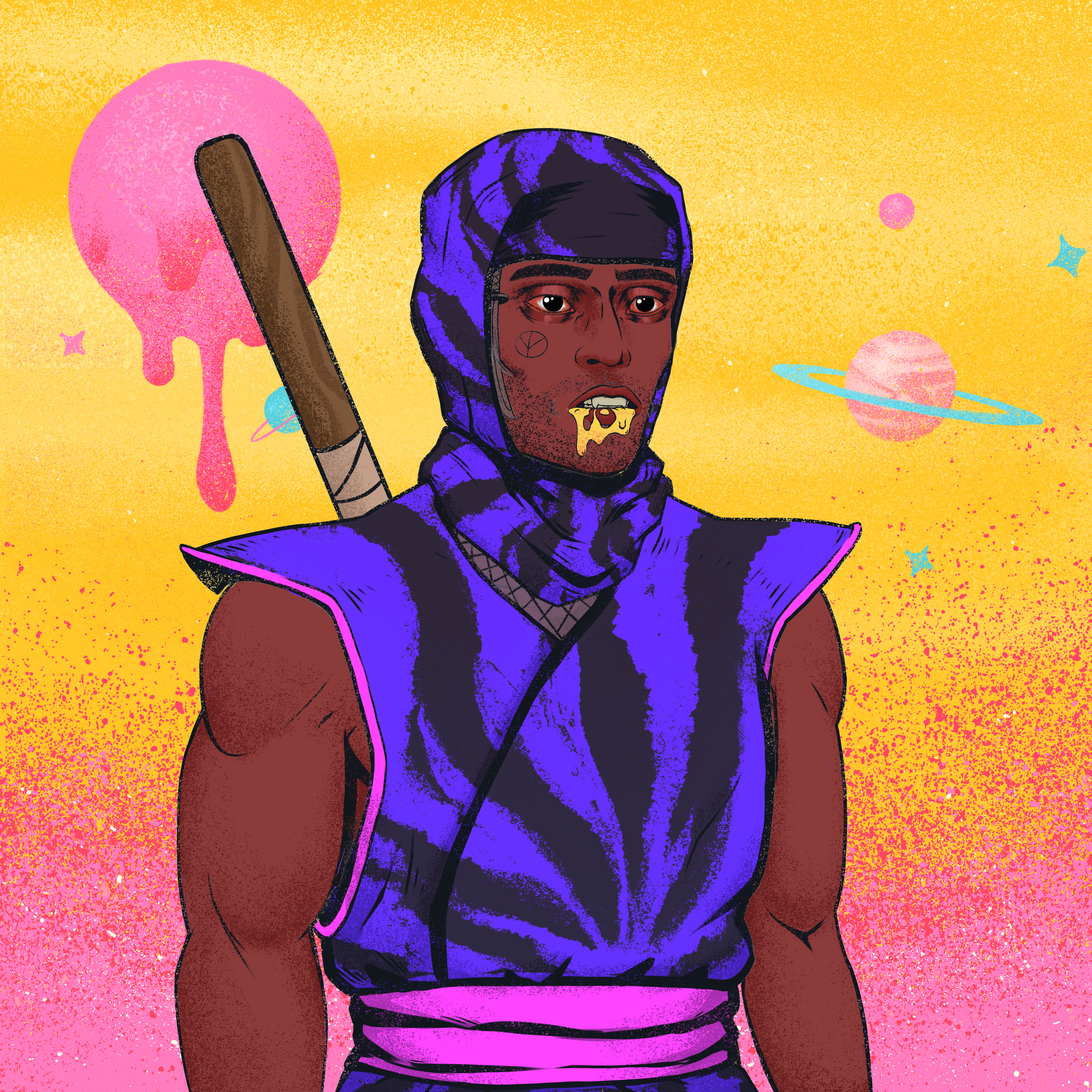 Tie Dye Ninja #6341