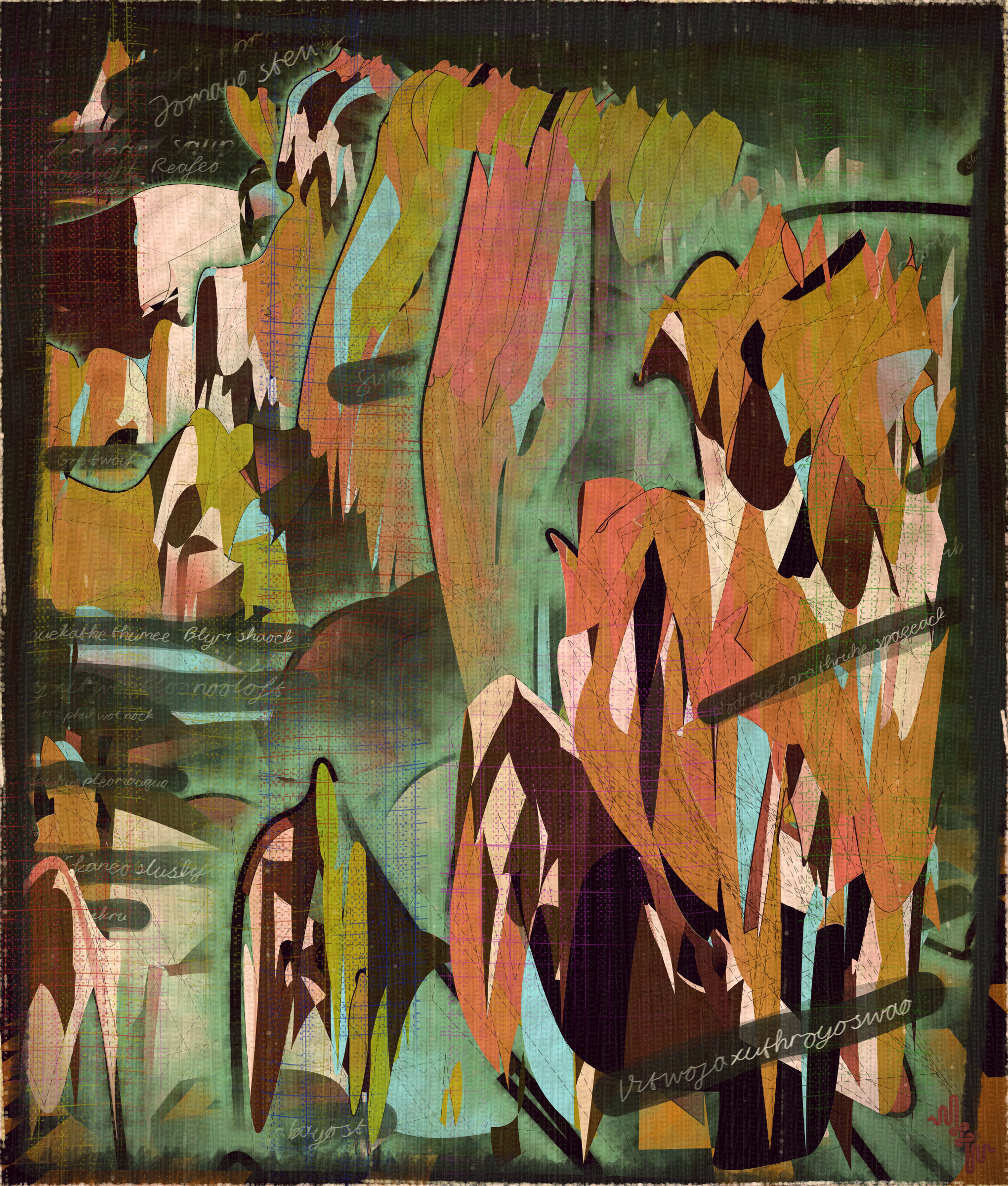 Amplitudes of Canvas #153