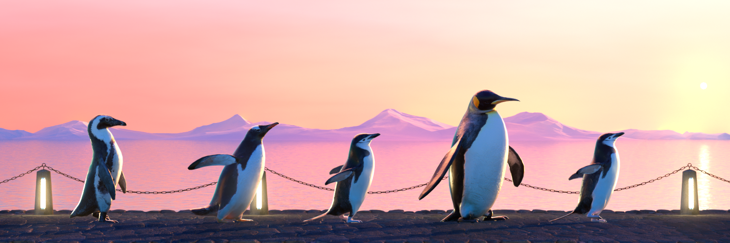 Five Penguins #1704