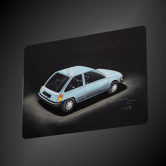 Renault 5 original sketch #1208