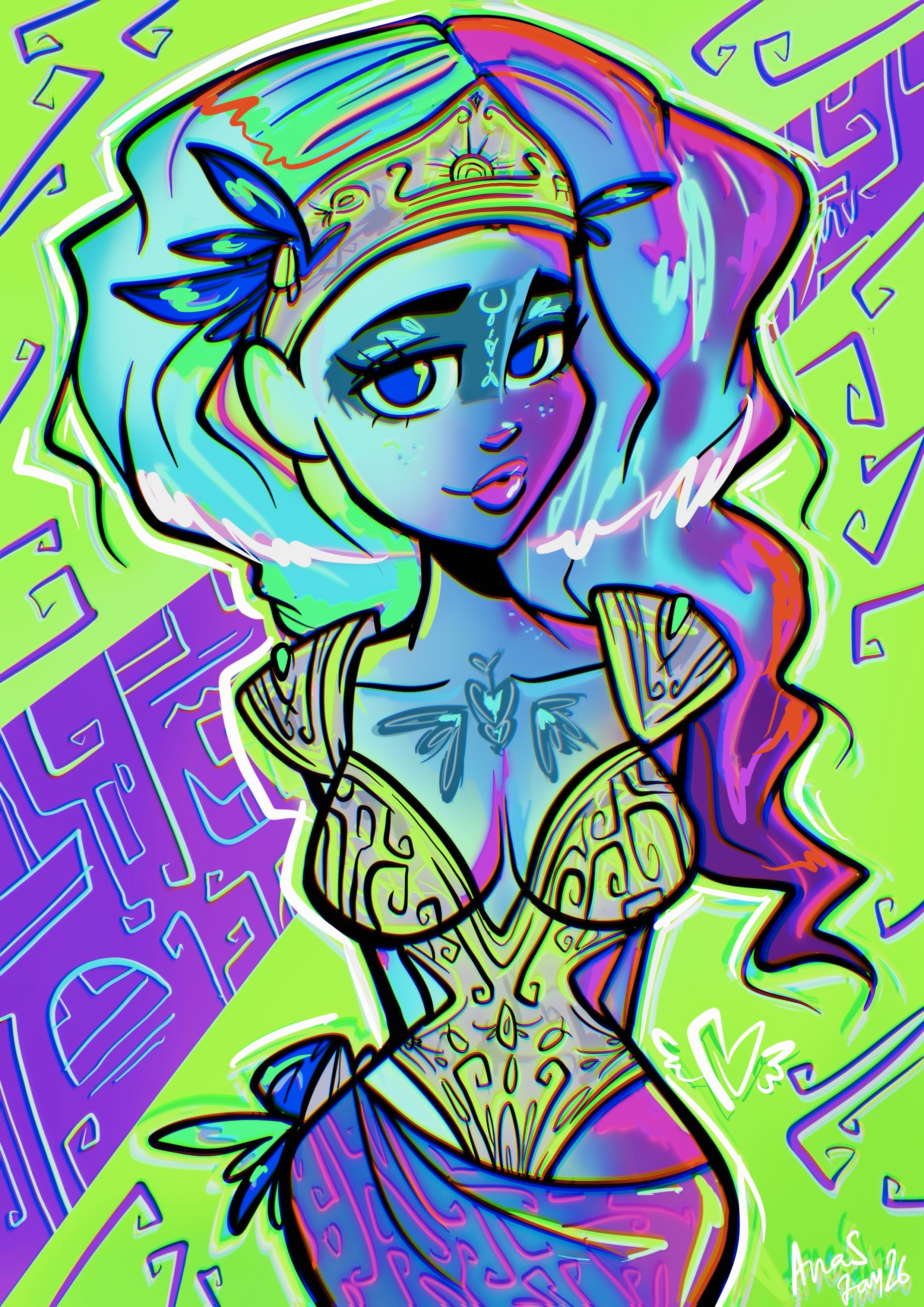 Neon Vixen Viking