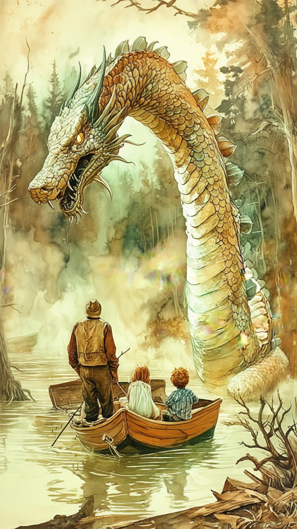 The Ahmic Lake Serpent Legend