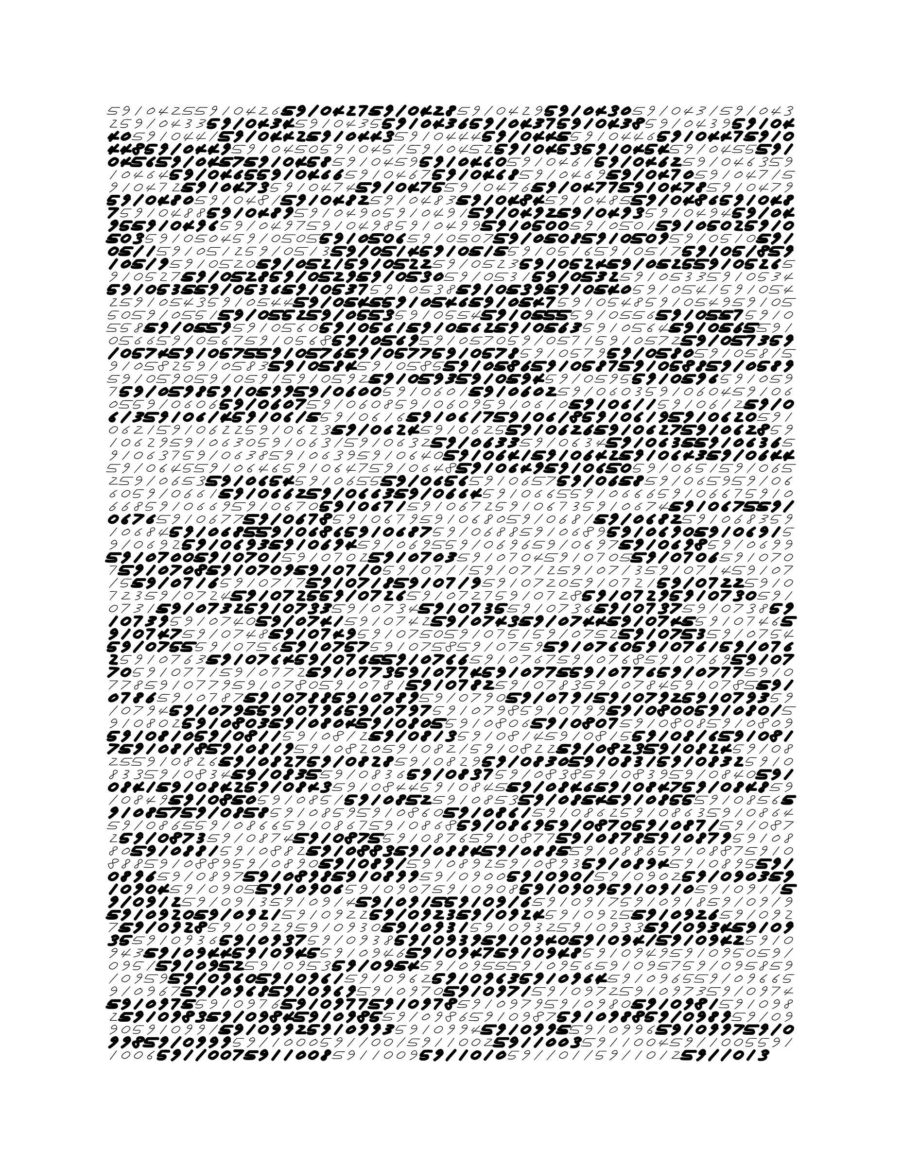 Endless (5,607,250 to Infinity) #1033