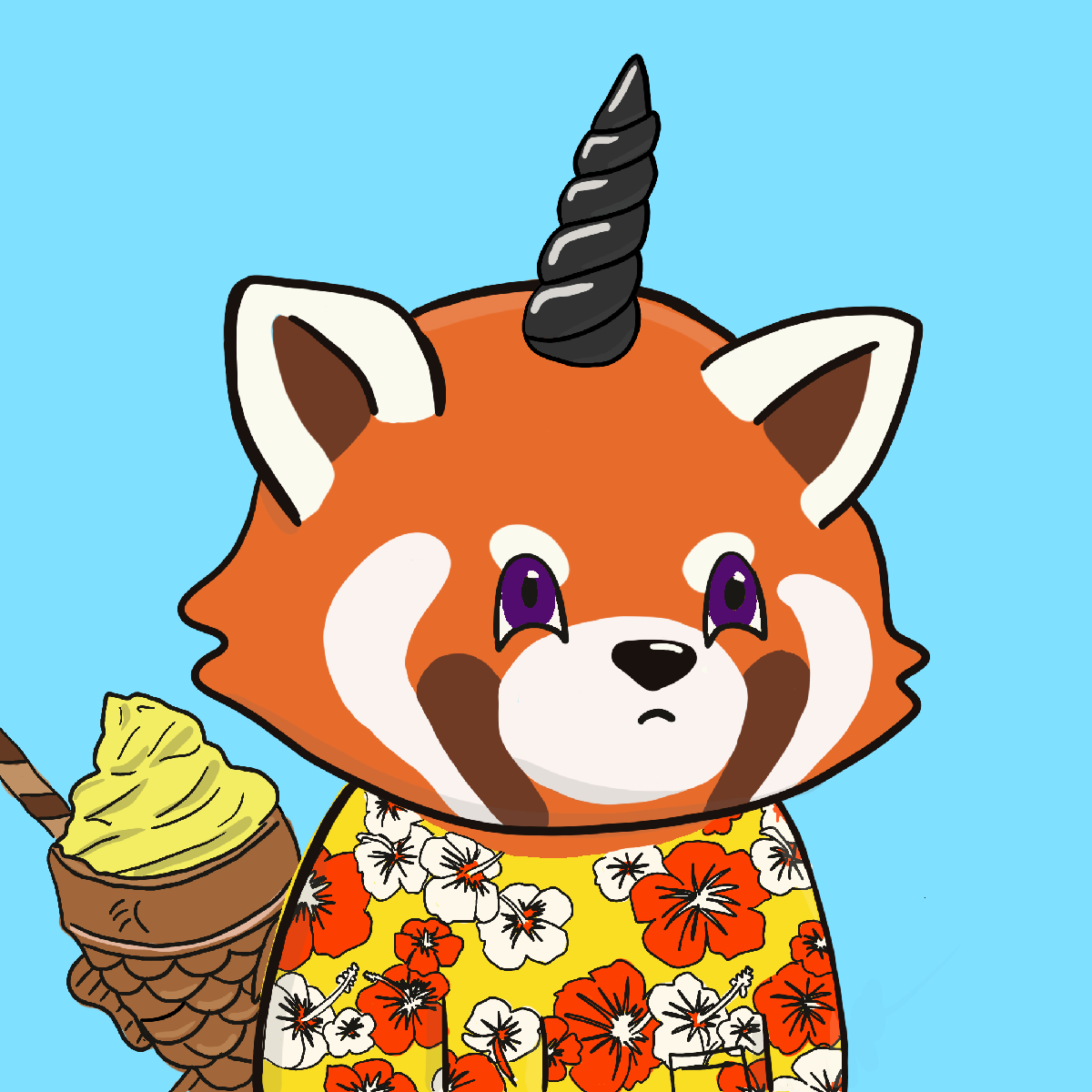 Okay Red Panda #6625