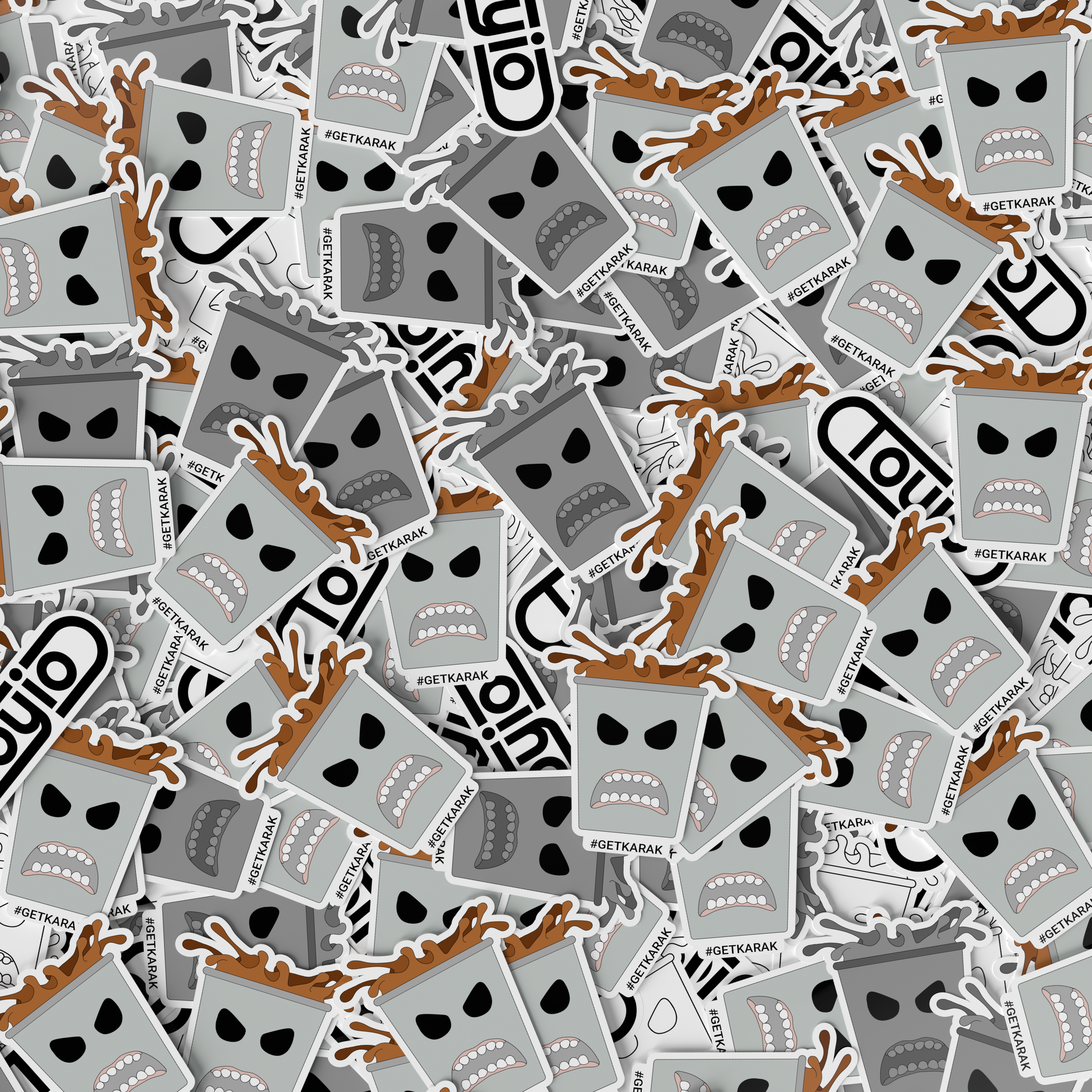#GetKarak Sticker Collage