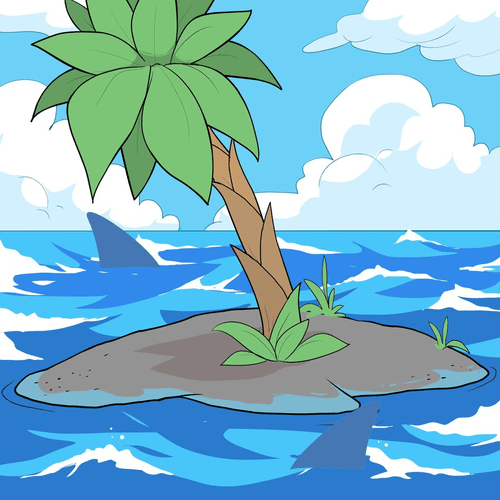 Crooked Palm Tree #1328