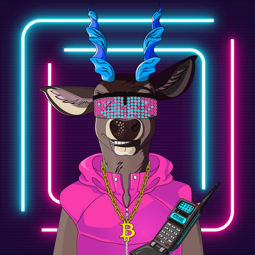 Retrowave deer #1764