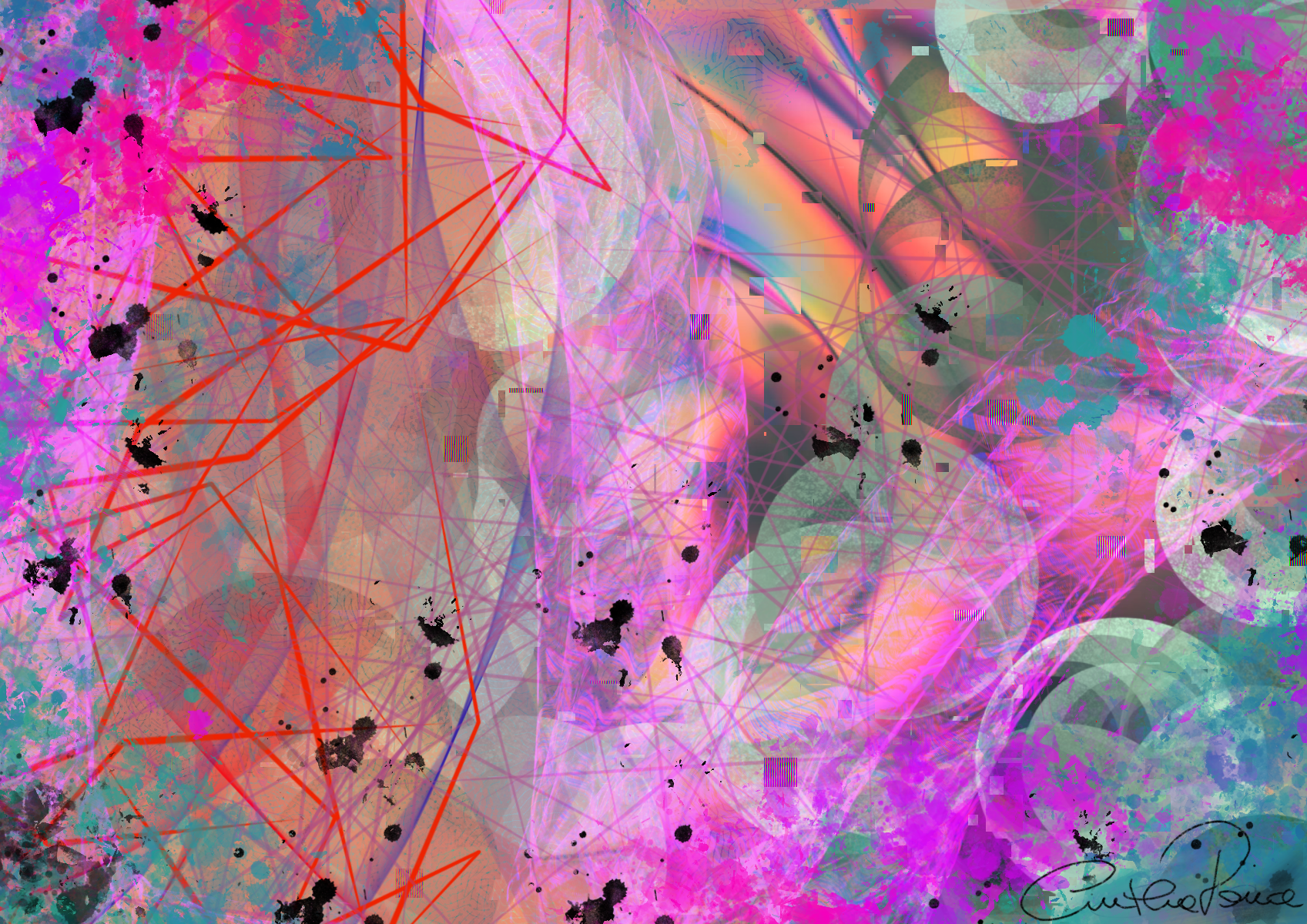 "Digital art #4" by Cinthia Ponce