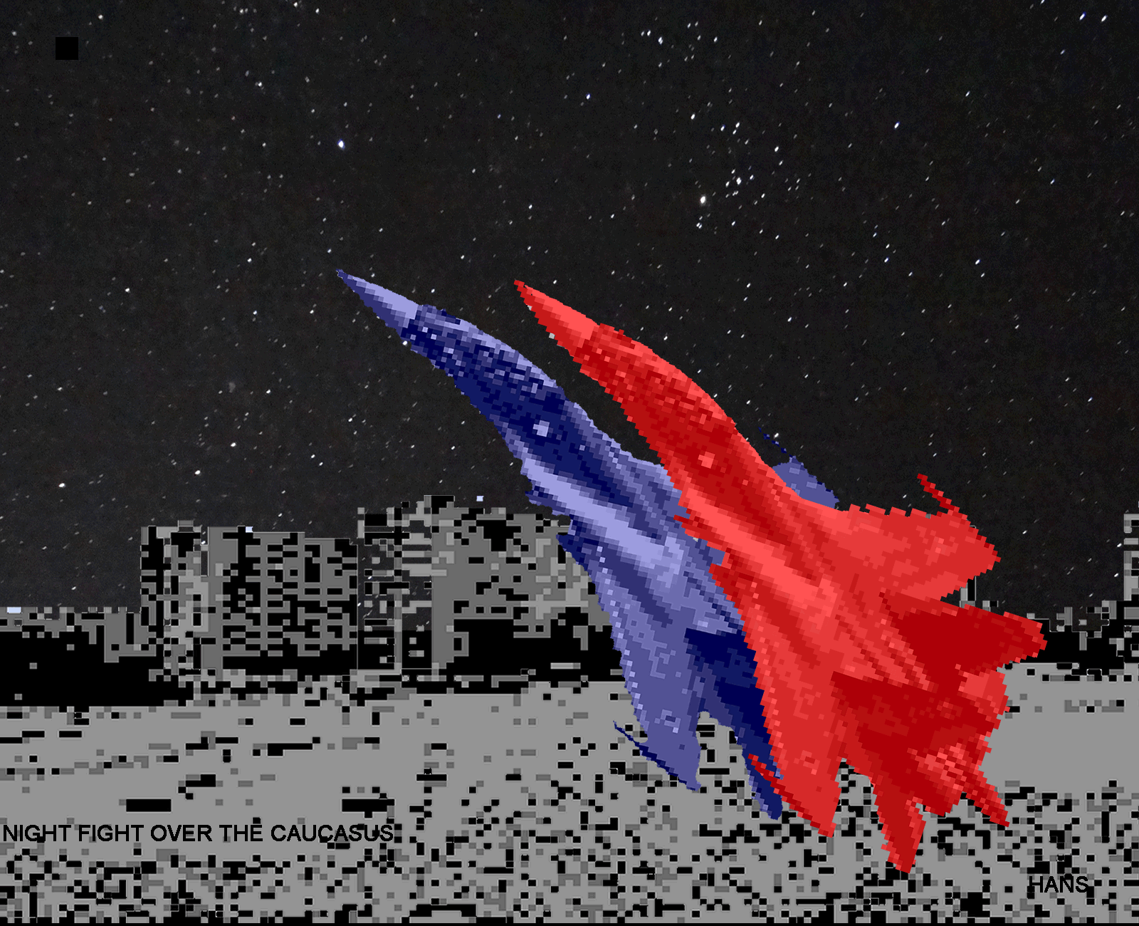 Night Fight over the Caucasus