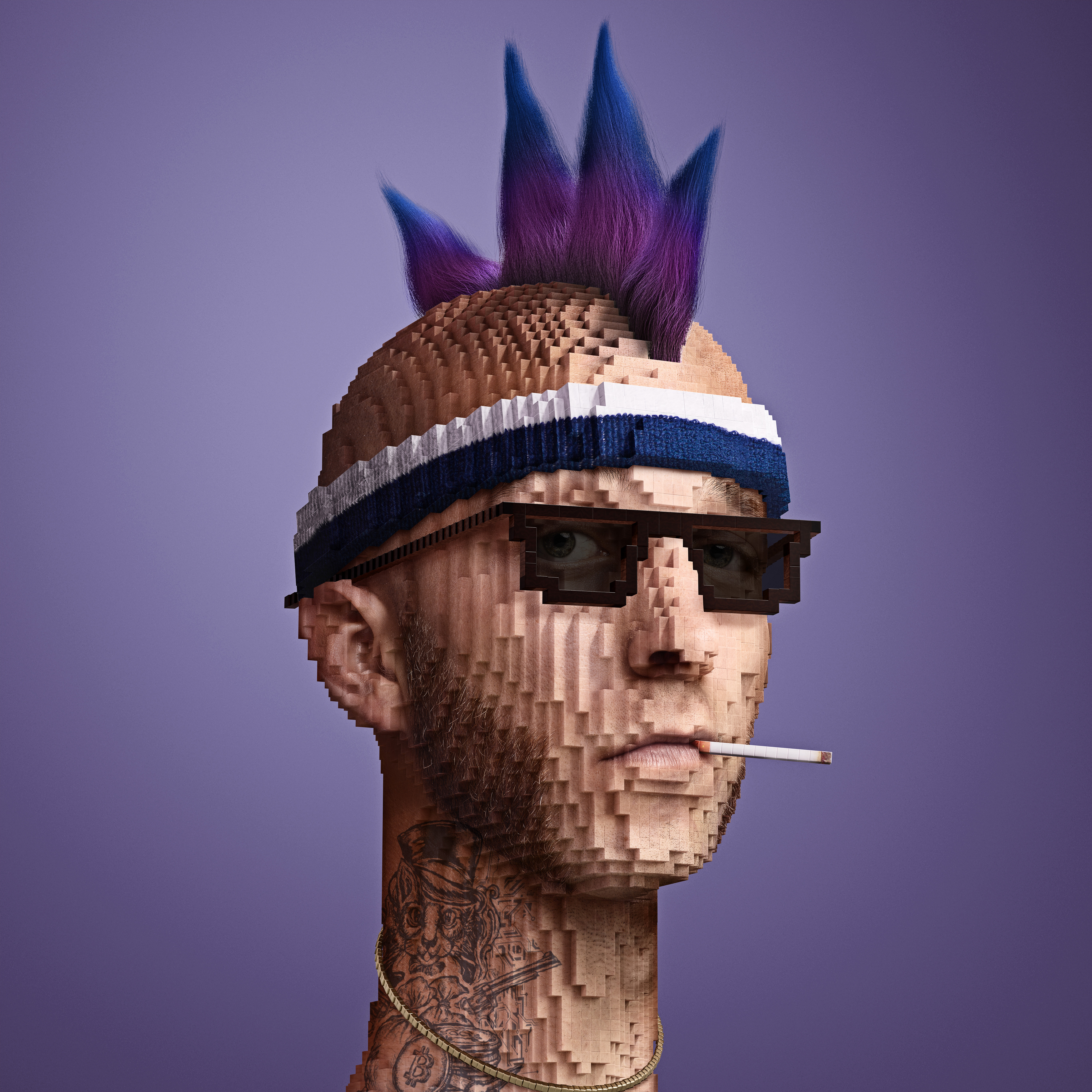 Block Head Punk 071