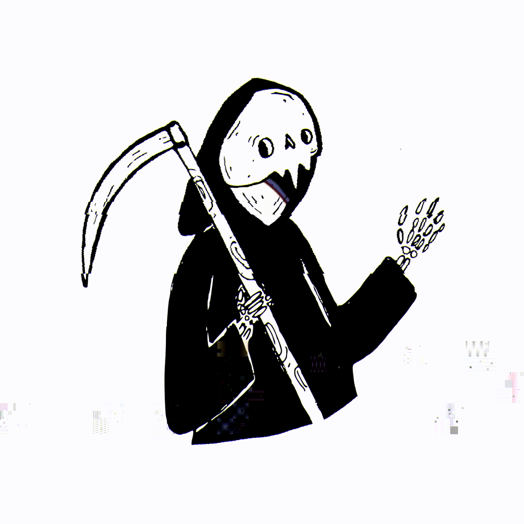 Death Reaper Says Hello Skull #135