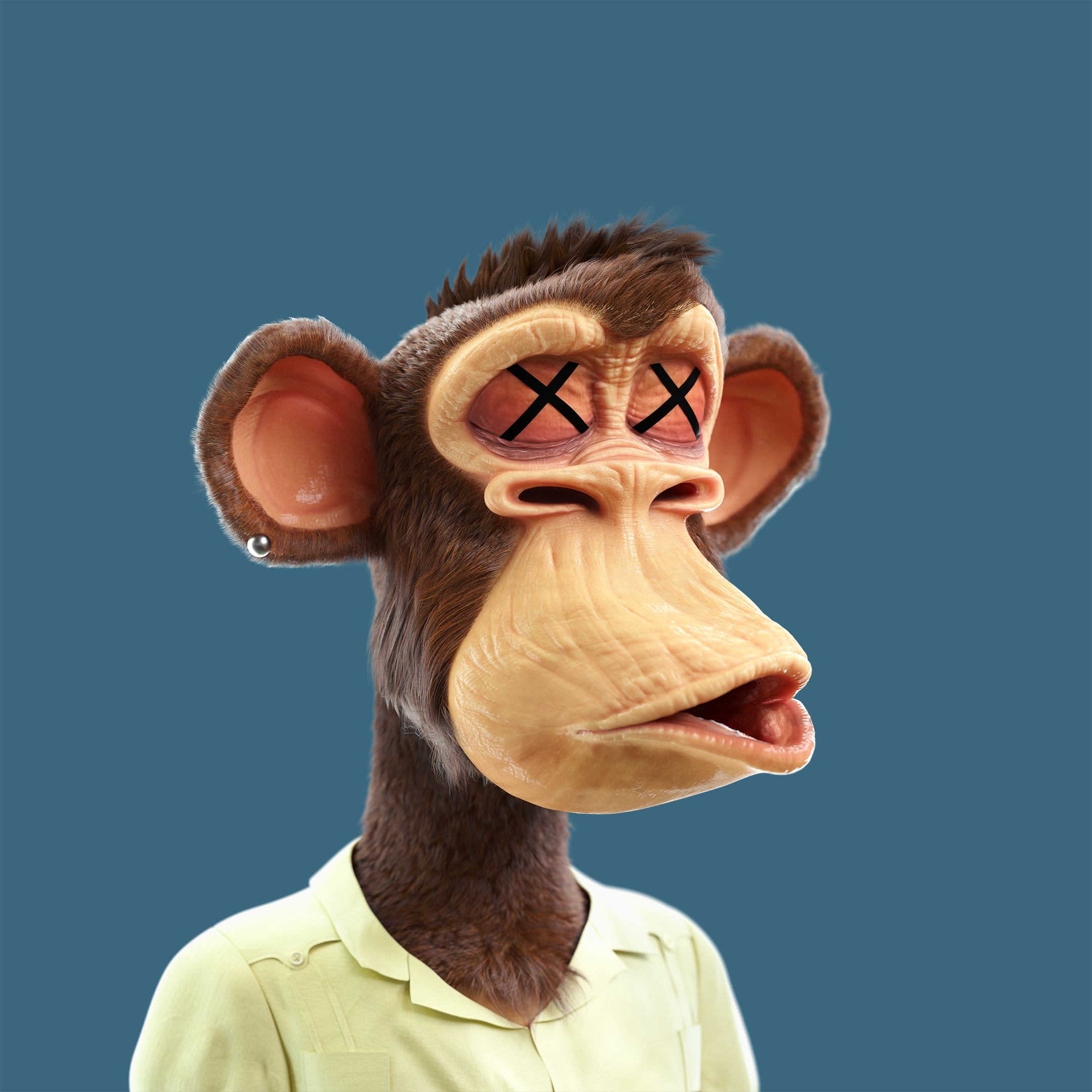 3D Bored Ape #5801