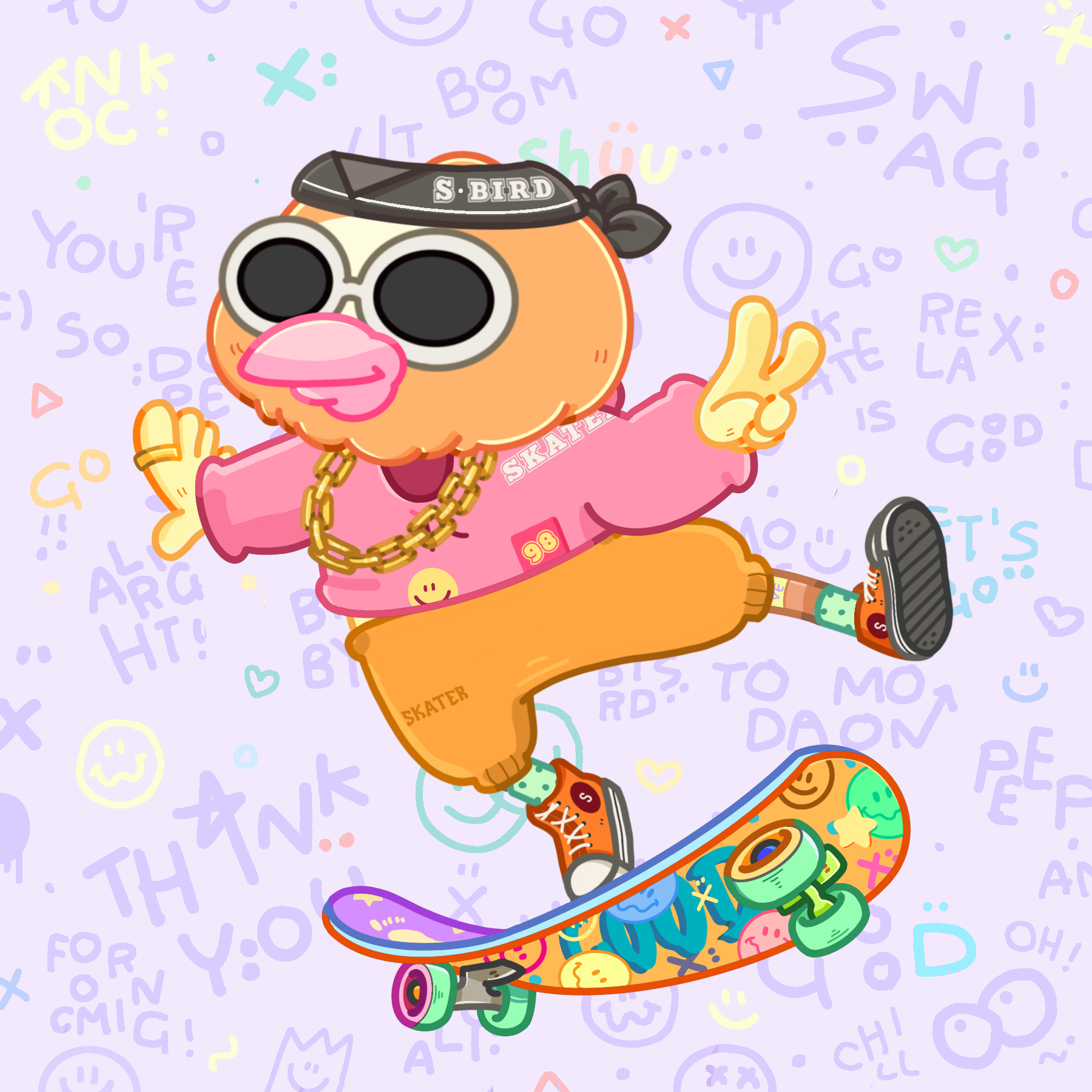 SkaterBirds #1140