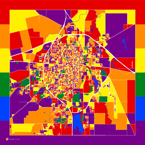 Abilene, TX, USA - Rainbow