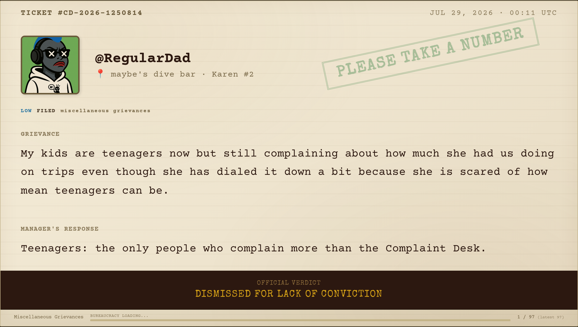 Complaint #251